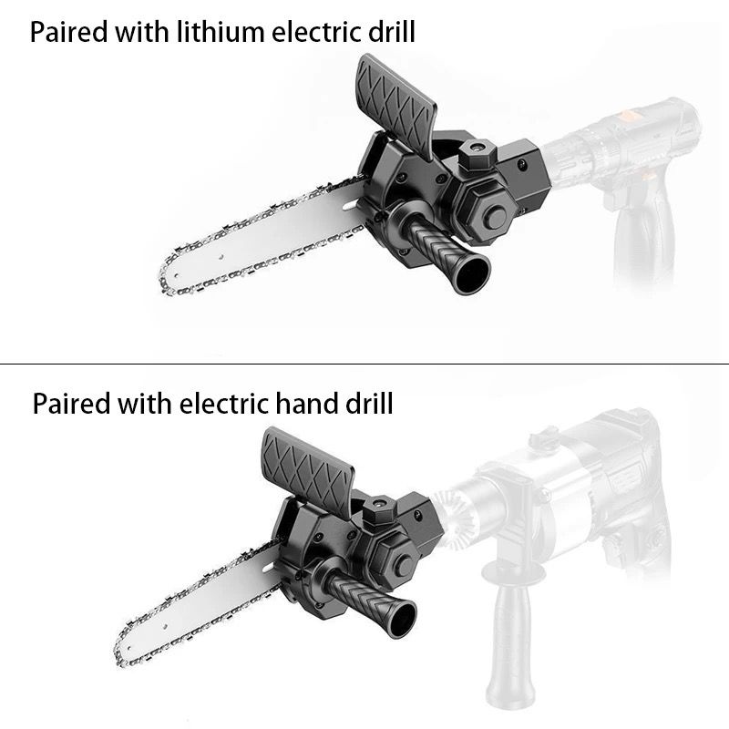 DrillSaw™ – 4/6 Inch Drill Adapter For An Electric Chainsaw