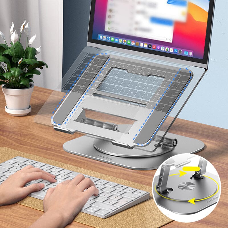 SpinStand™ – 360° Rotating Laptop/Tablet Stand