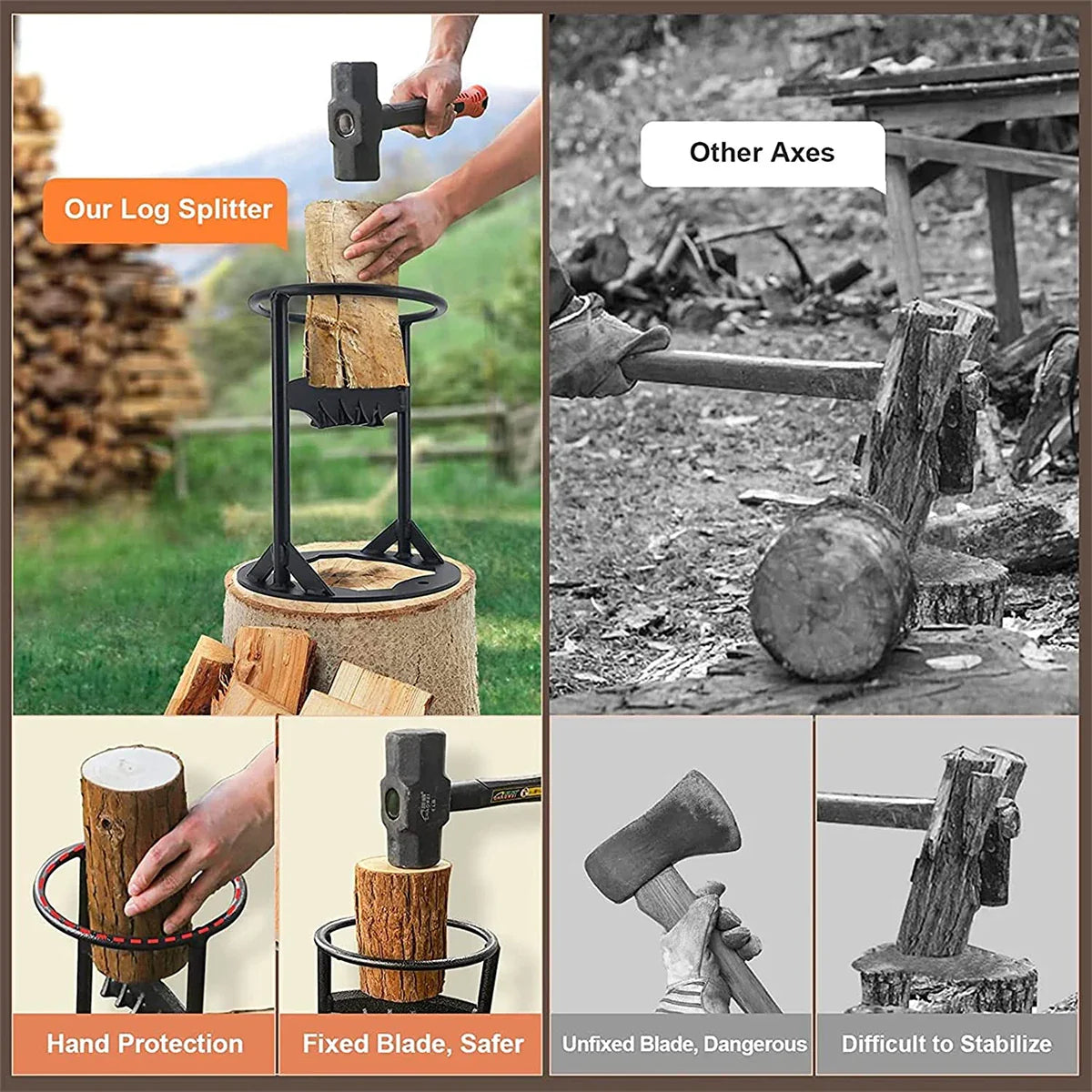 ArcticAx™ - Effortless Wood Splitting Experience