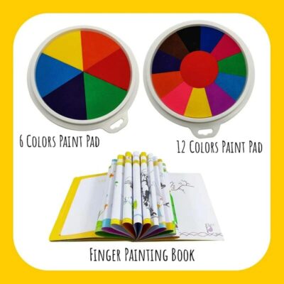 BrilliDazzle™ Finger Painting Set – Keep Little Hands Busy with Washable and Safe Finger Paints