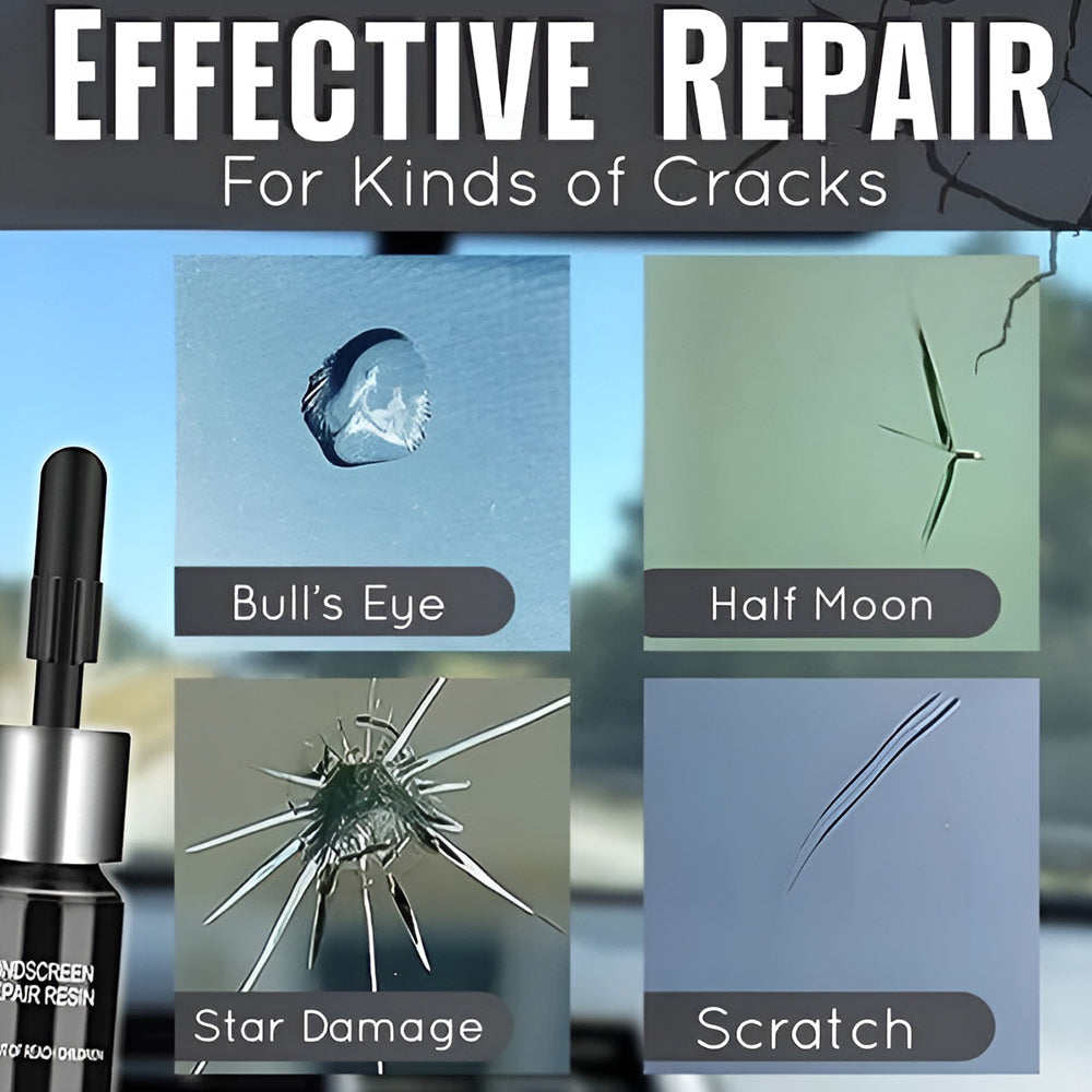 1+1 Free | CrackGone™ - Repair Glass Cracks in Minutes