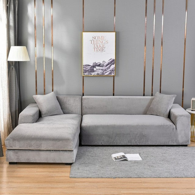 LuxurySofa™ - Elastic Velvet Sofa Bed Cover