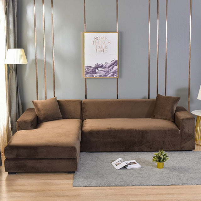 LuxurySofa™ - Elastic Velvet Sofa Bed Cover