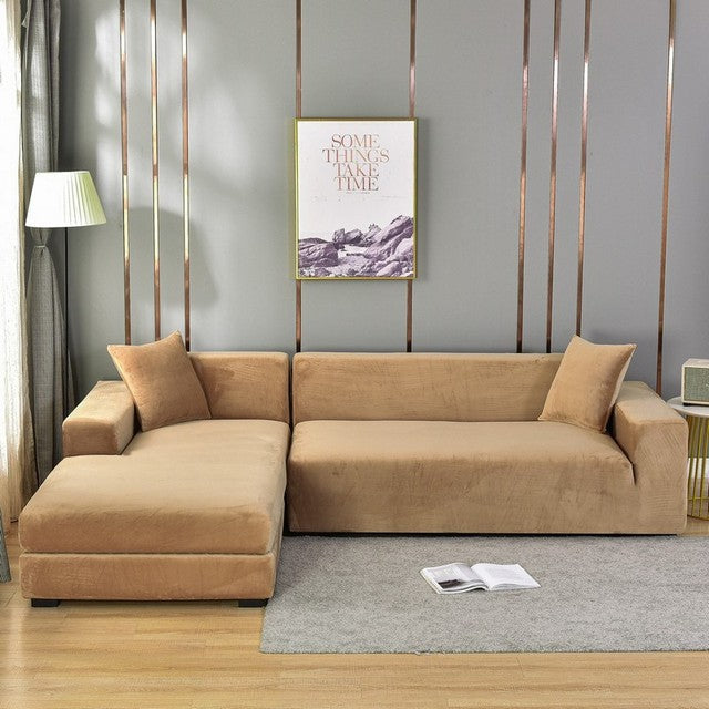 LuxurySofa™ - Elastic Velvet Sofa Bed Cover