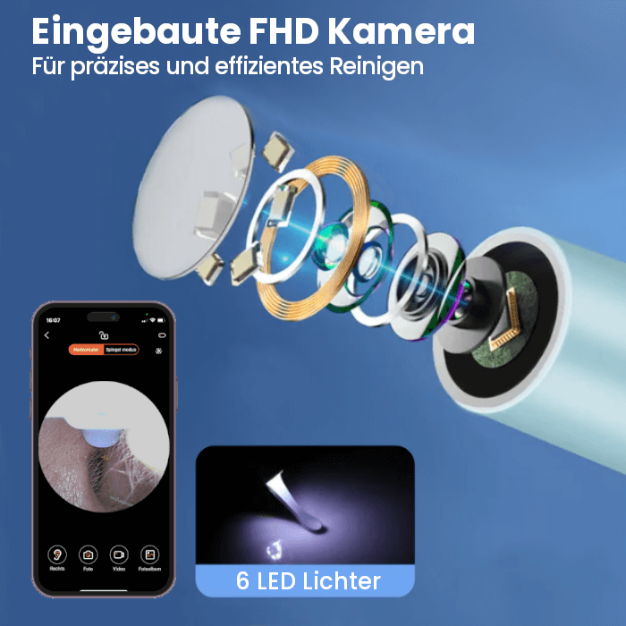 CleanEars™ - Intelligent Ear Cleaner with HD Camera