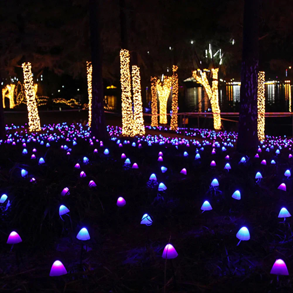 GlowShroom™ - LED Solar Mushroom String Lights