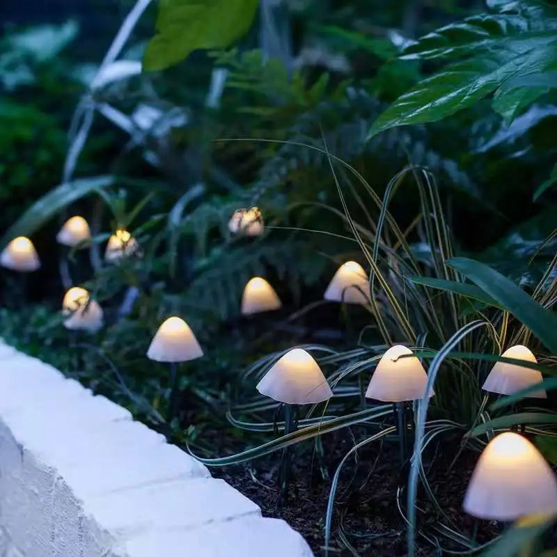 GlowShroom™ - LED Solar Mushroom String Lights