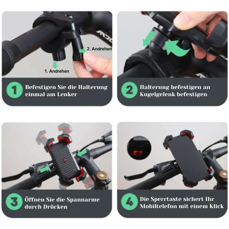 GripCycle™ - Rotatable Phone Holder