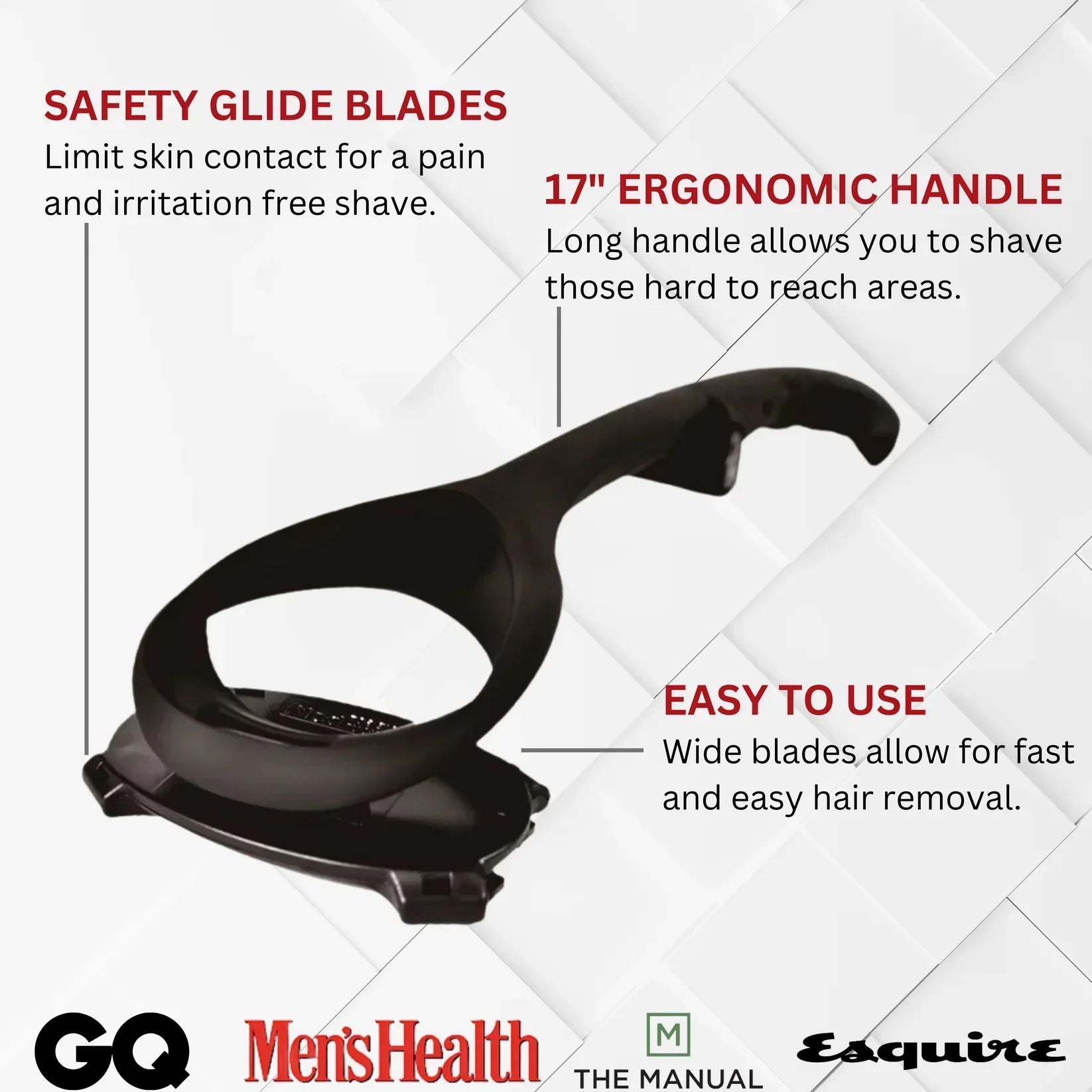 SmoothReach™ - Clean, Smooth Shaving Result