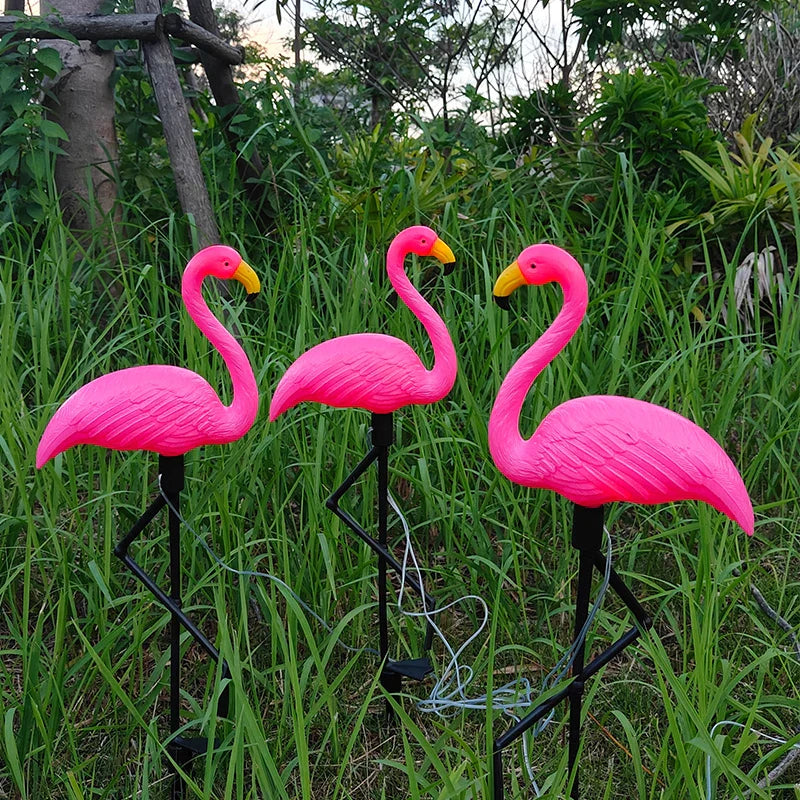 1+1 FREE | Glowingo™ Colorful Solar Flamingo Light