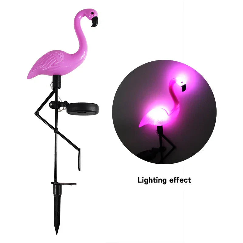 1+1 FREE | Glowingo™ Colorful Solar Flamingo Light