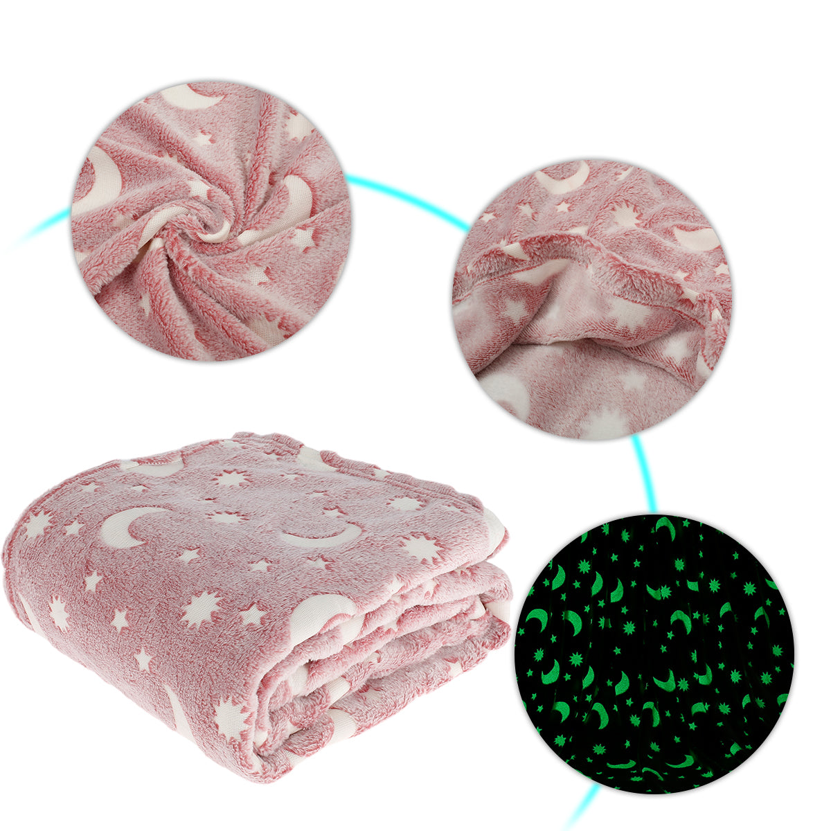 GlimBlanket™ - Shimmering Night Stars Blanket