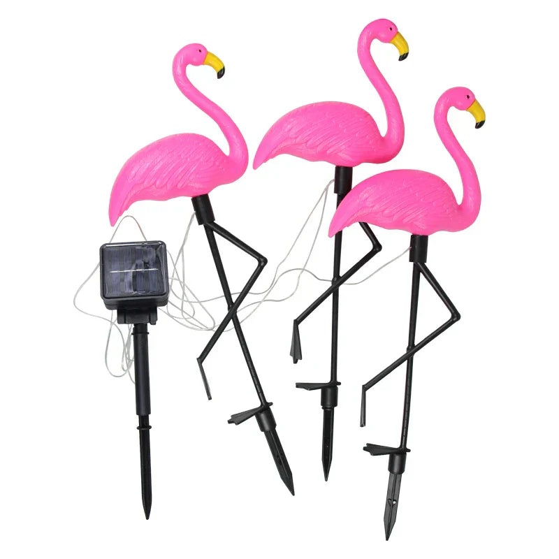 1+1 FREE | Glowingo™ Colorful Solar Flamingo Light