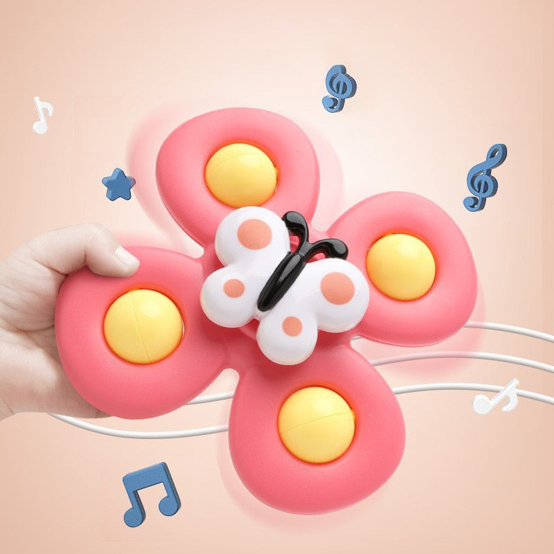 Fidgetify™ – 3-Piece Spinner Toy With Suction Cup