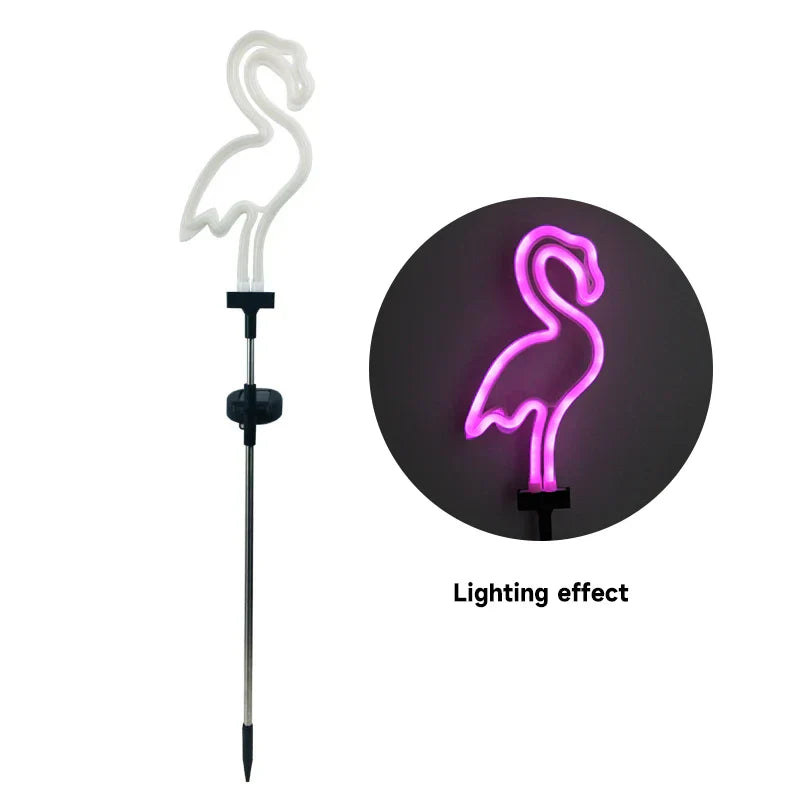 1+1 FREE | Glowingo™ Colorful Solar Flamingo Light