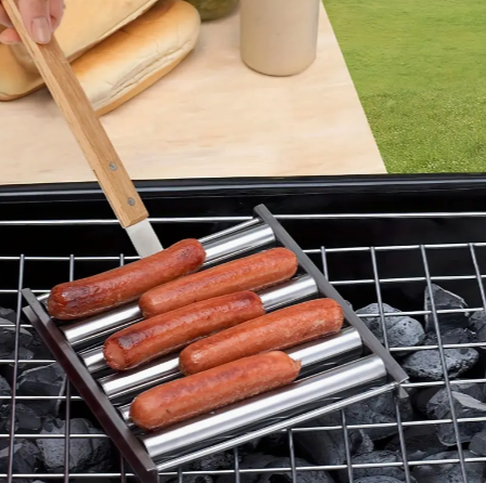 GrillPro™ - The Ultimate Hot Dog Roller For Perfectly Cooked Sausages!