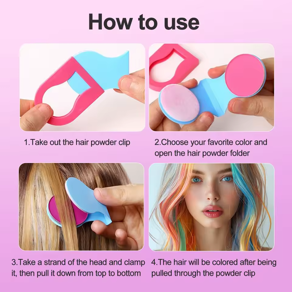 ColorZap™ (1 kit) - Fun and temporary hair color in 5 seconds