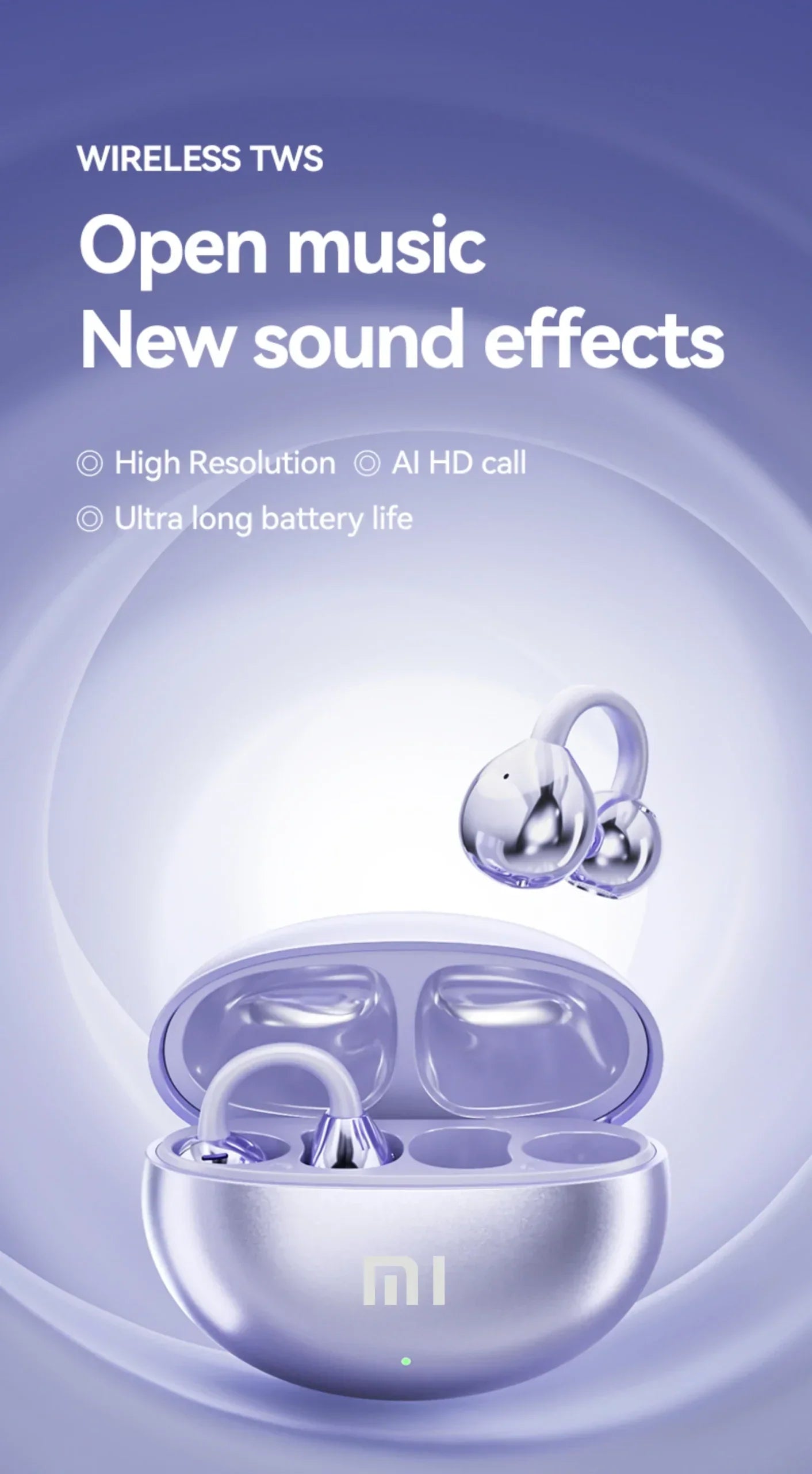 SoundClip™ - Bluetooth Ear Clip Headphones