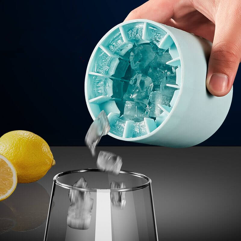 1+1 FREE | IceMagic™ Portable Silicone Ice Cube Maker with Lid