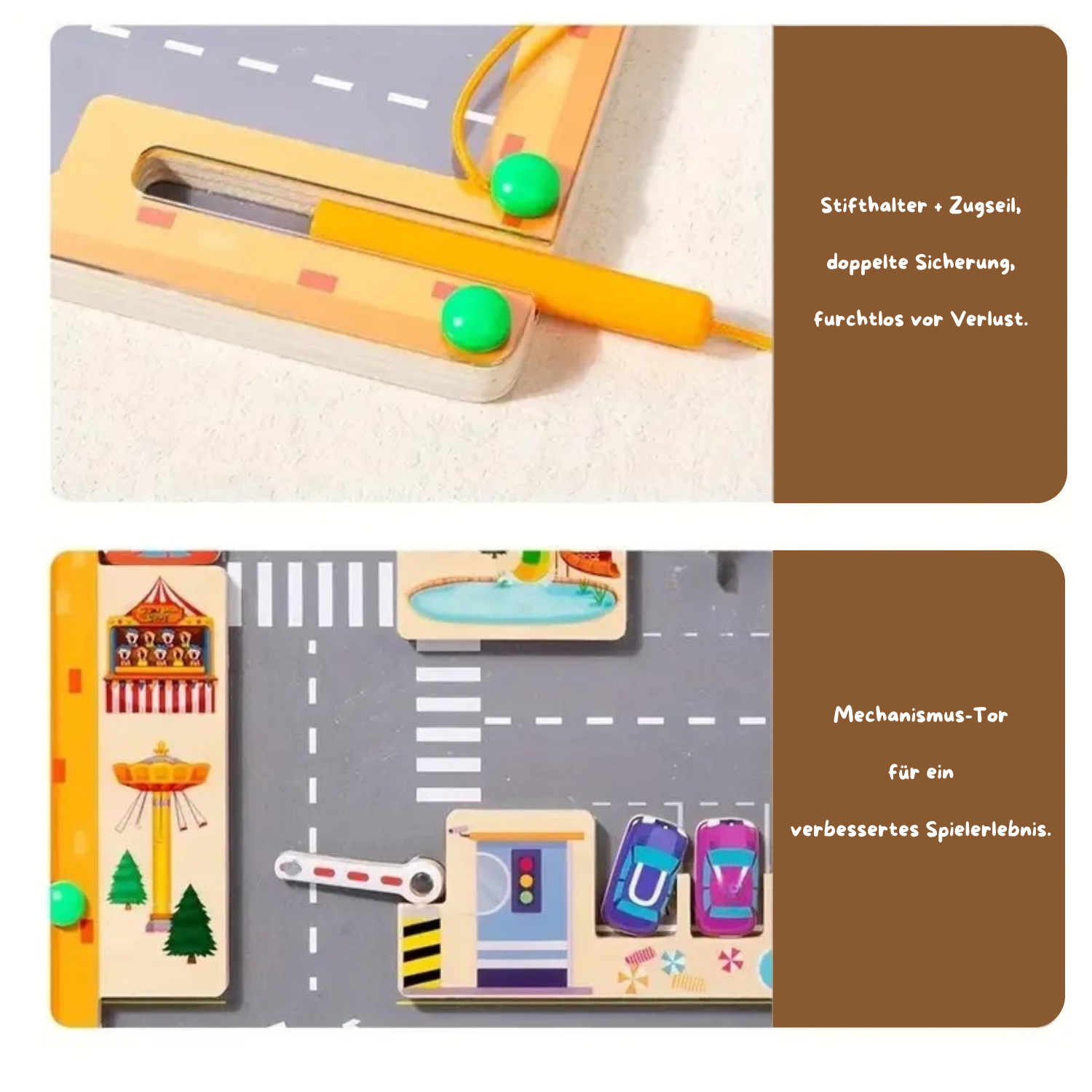 MagnetPlayset™ - Magnetic Wooden Letter Maze Puzzle
