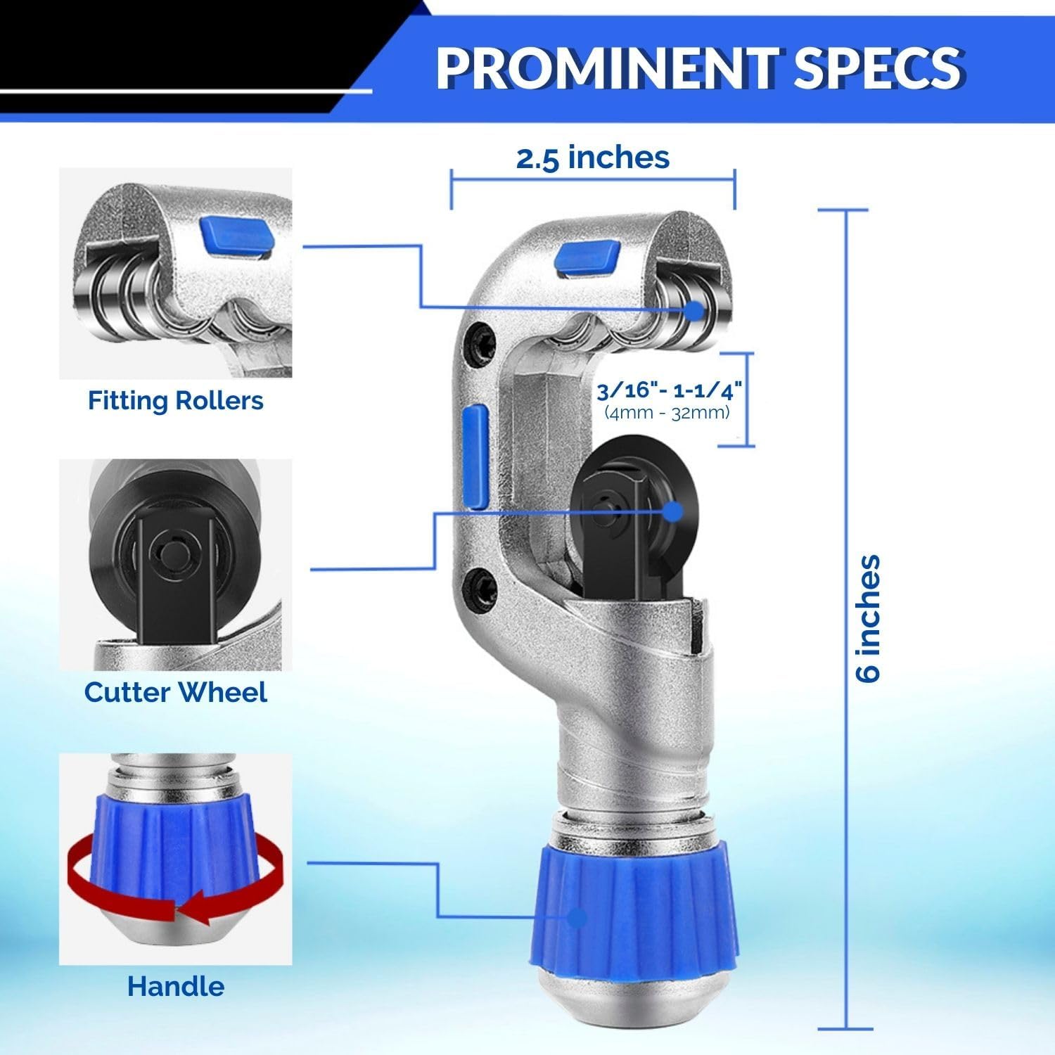 TubeCutter™ - Metal Pipe Cutter