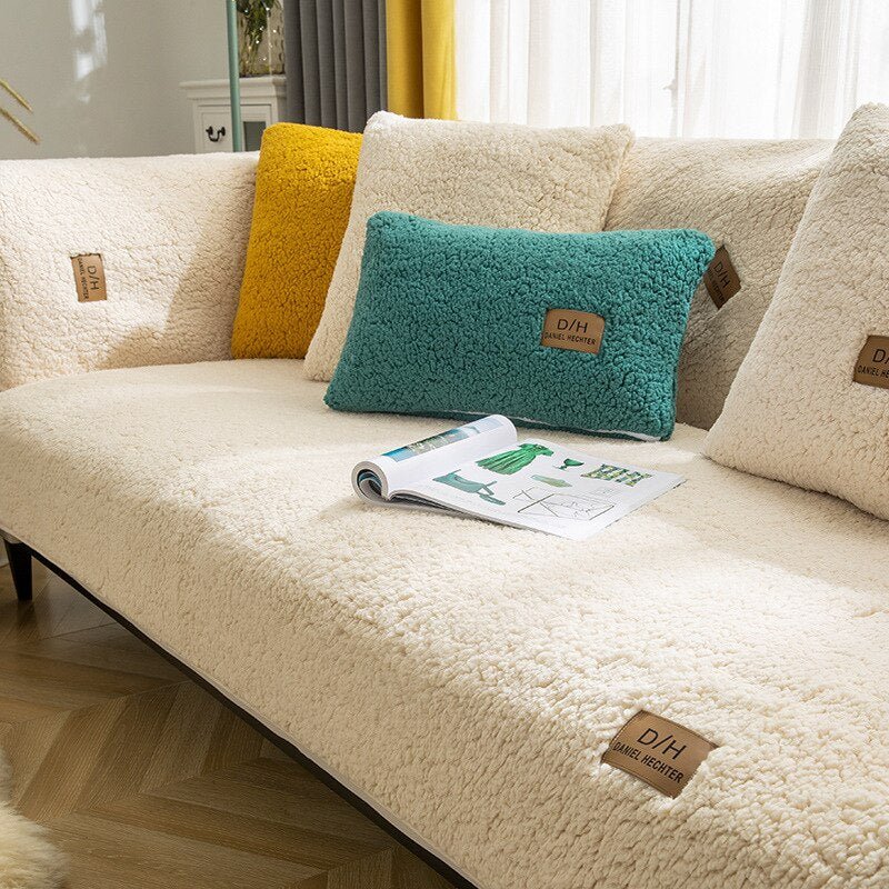 CloudNest™ — Cover your sofa with cloud-soft softness and unwavering comfort