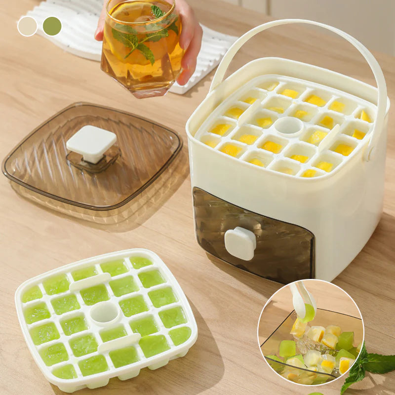 ChillEase™ Ice Cube Trays – Effortless Perfect Ice for Every Drink