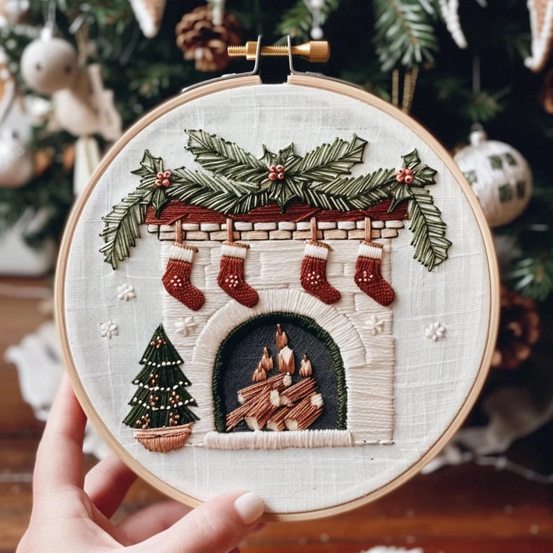 FrostHaven™ Winter Village Craft Kit – Create Cozy Holiday Magic Stitch by Stitching