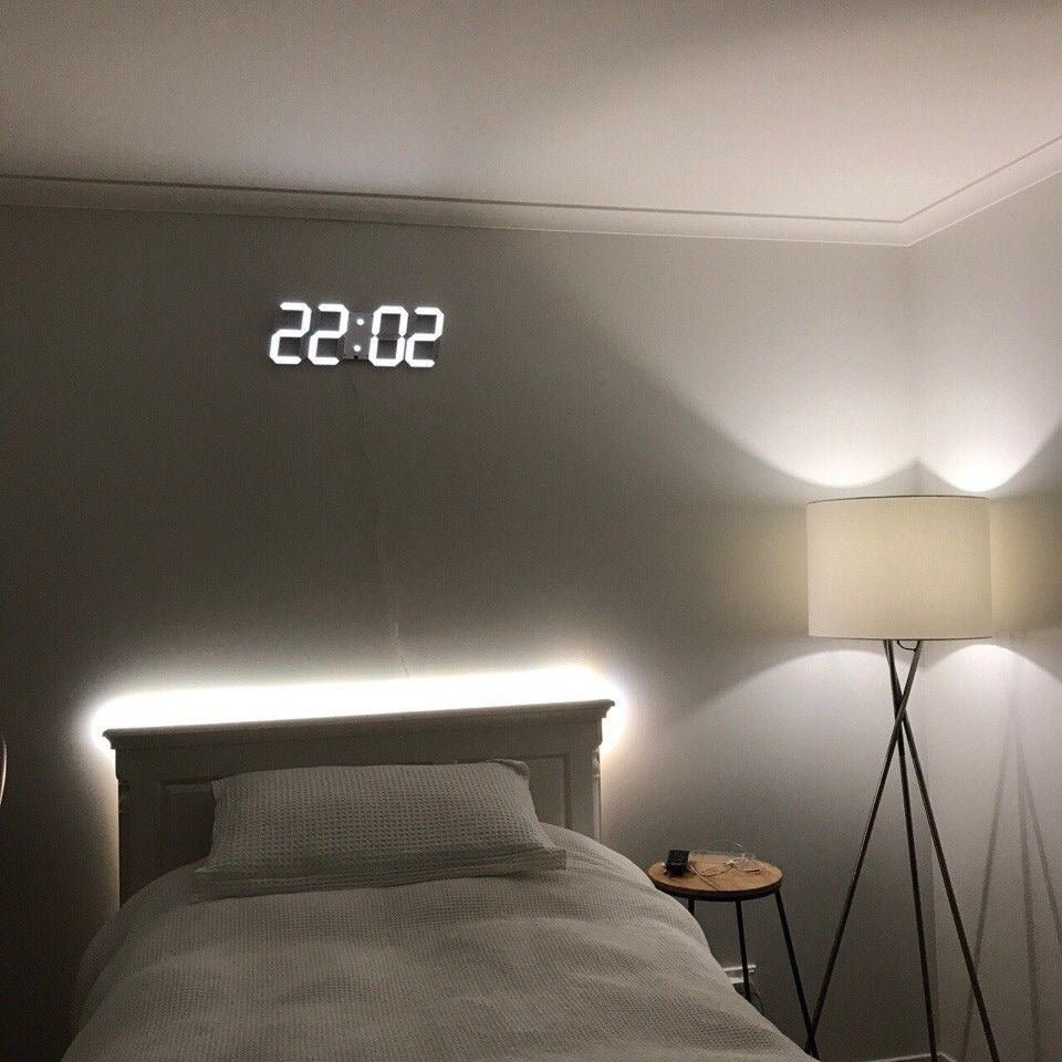 LumaPulse™ 3D LED Wall Clock – Transform Your Space with Stunning Mood-Enhancing Lighting