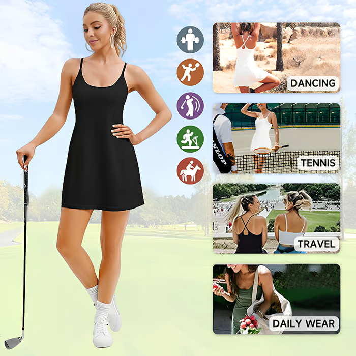 VelaFlow™ Dress — freedom of movement, look flawless all day