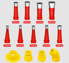 Universal Integrated Rubber Nozzle Tool Kit™ - Achieve excellent sealing performance!