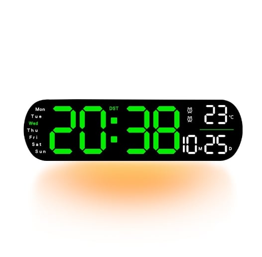 TimeLite™ - Improved Digital Wall Clock with Large Display