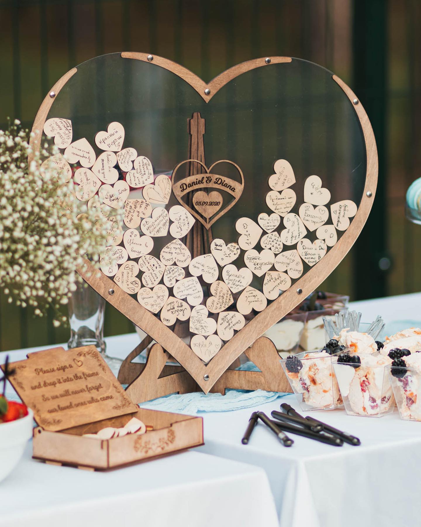 Heartistry™ - A Guestbook That Holds Your Love Forever!