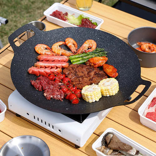CookEase™ Non-Stick Korean Grill Pan — Effortless Cooking, Juicy Meals, No Mess Every Time