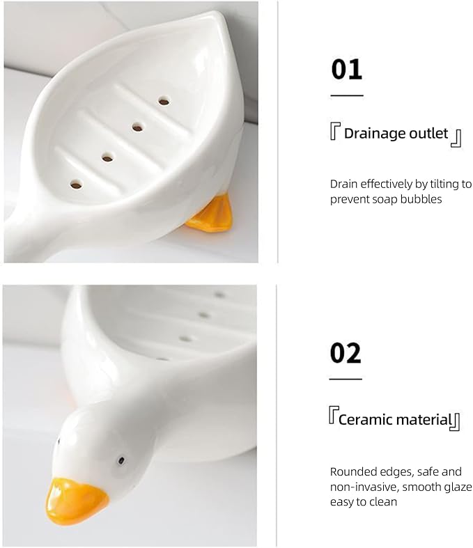 AquaQuack™ Soap Holder — Keep soap twice as fresh with playful charm
