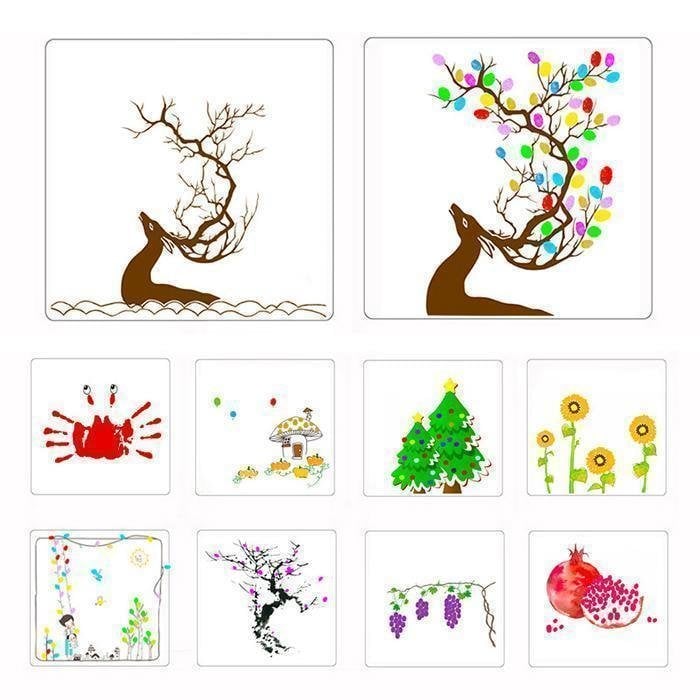 BrilliDazzle™ Finger Painting Set – Keep Little Hands Busy with Washable and Safe Finger Paints
