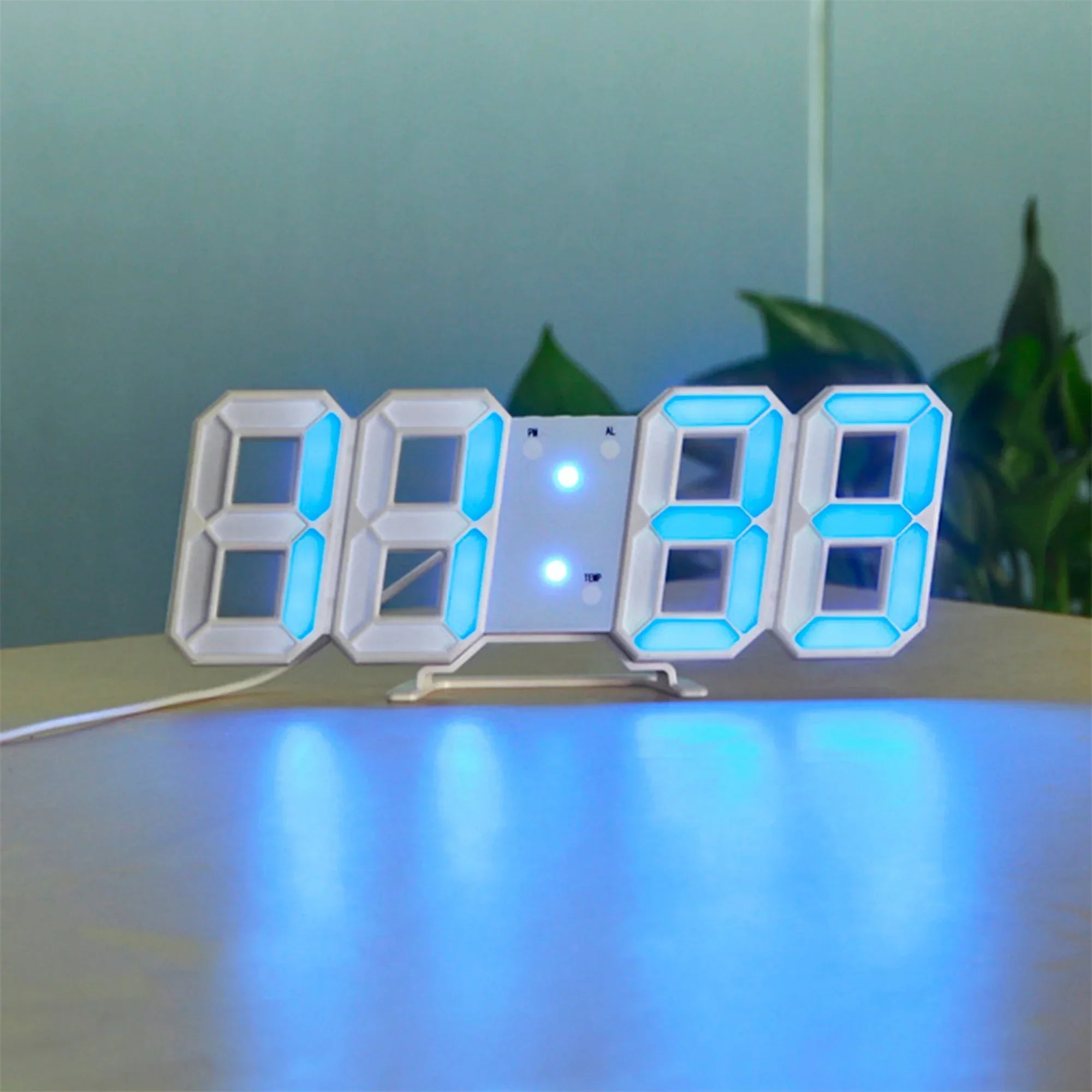 LumaPulse™ 3D LED Wall Clock – Transform Your Space with Stunning Mood-Enhancing Lighting