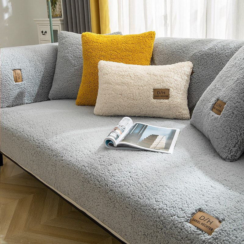 CloudNest™ — Cover your sofa with cloud-soft softness and unwavering comfort