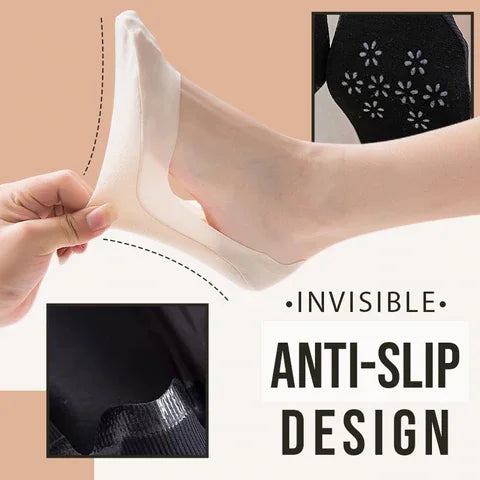 1+1 FREE | SilkSocks™ Anti-Slip Ice Silk Cozy Socks