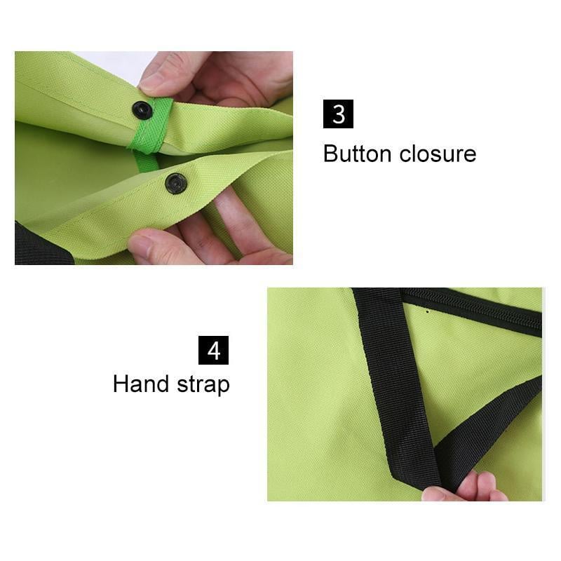 BagBuddy™ - 2-in-1 Foldable Shopping Bag