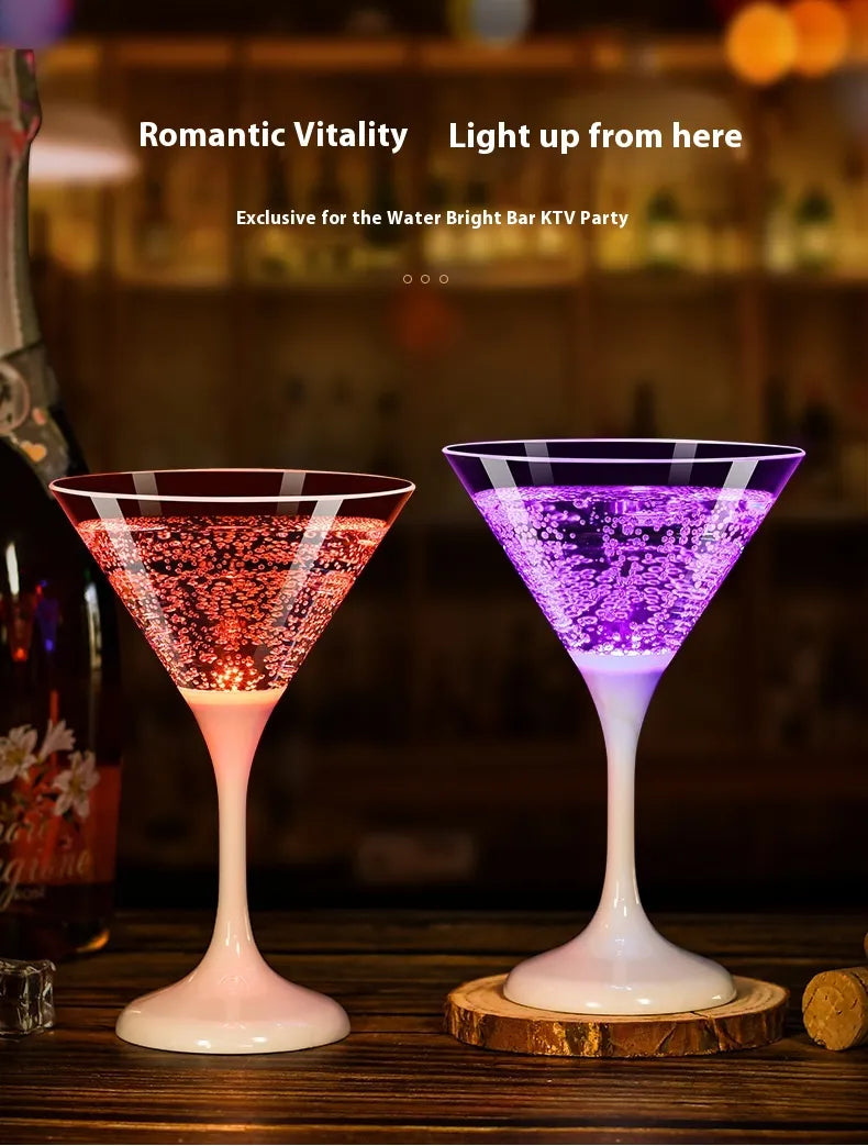GlasGlo™ - LED Light Wine Glasses