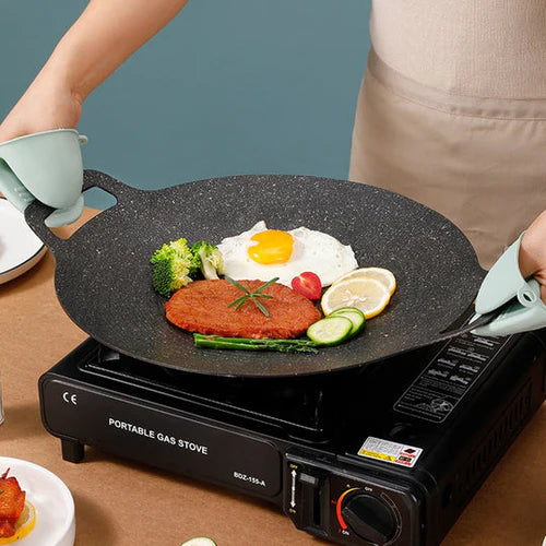 CookEase™ Non-Stick Korean Grill Pan — Effortless Cooking, Juicy Meals, No Mess Every Time