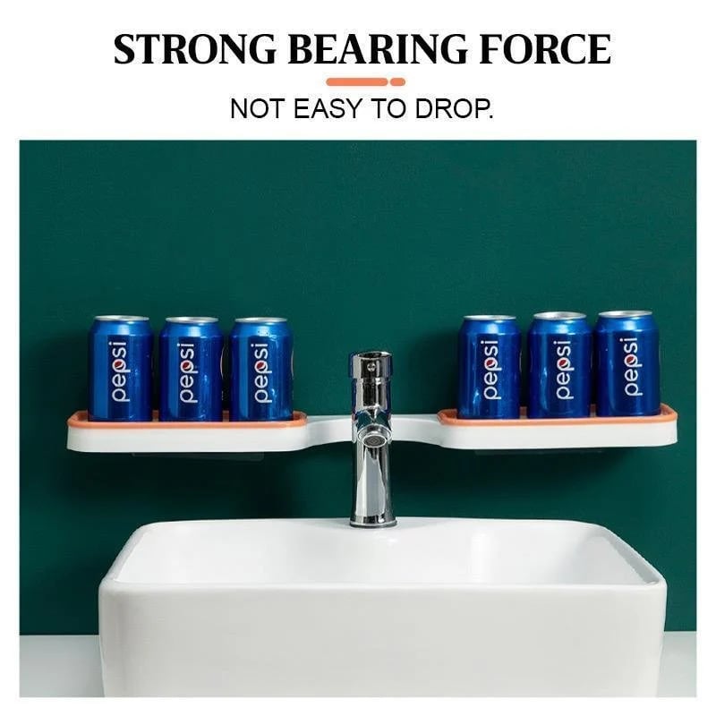 AquaSpin™ Eck Organizer — Transform any corner of your bathroom into effortless, dry, mold-free storage