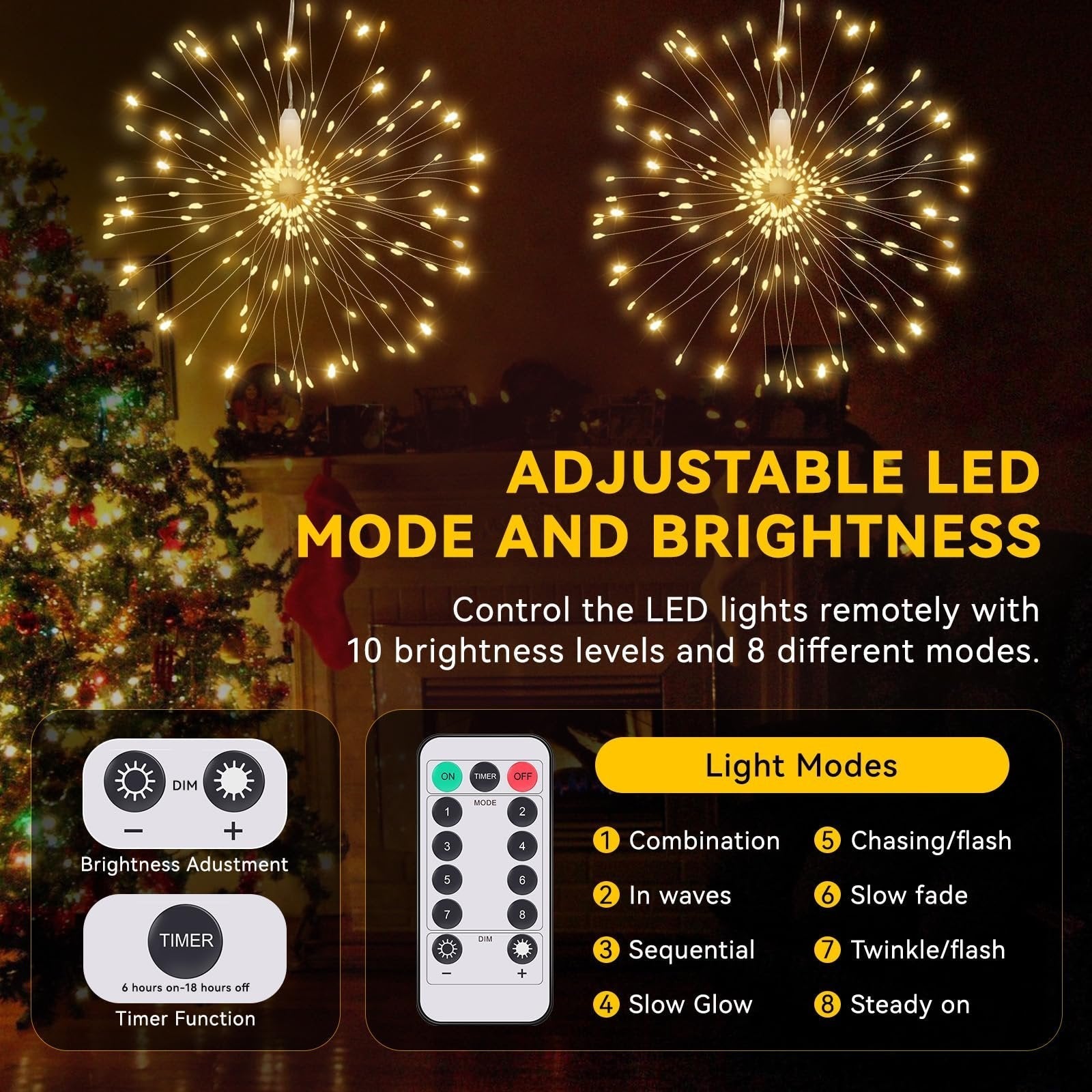 LumaBurst™ — Ignite magical memories with stunning star sparkle (120 lights)