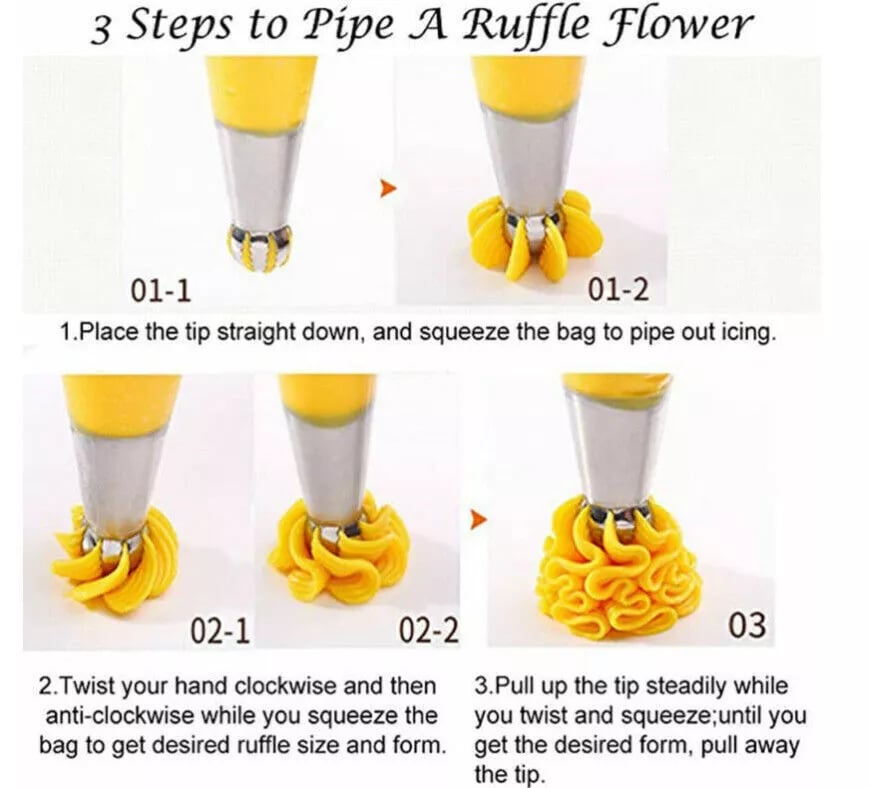 SilverCraft™ Piping Master Set — Create breathtaking cakes that turn heads