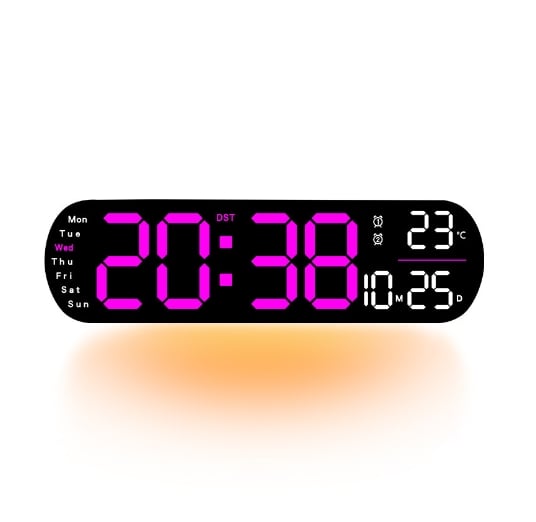 TimeLite™ - Improved Digital Wall Clock with Large Display