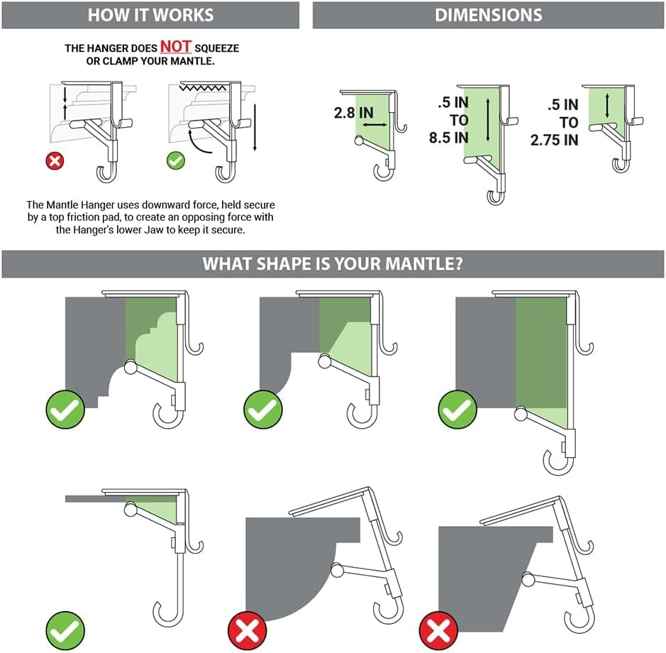 GlowMantle™ – Secure Your Festive Spirit with Effortless, Damage-Free Decoration
