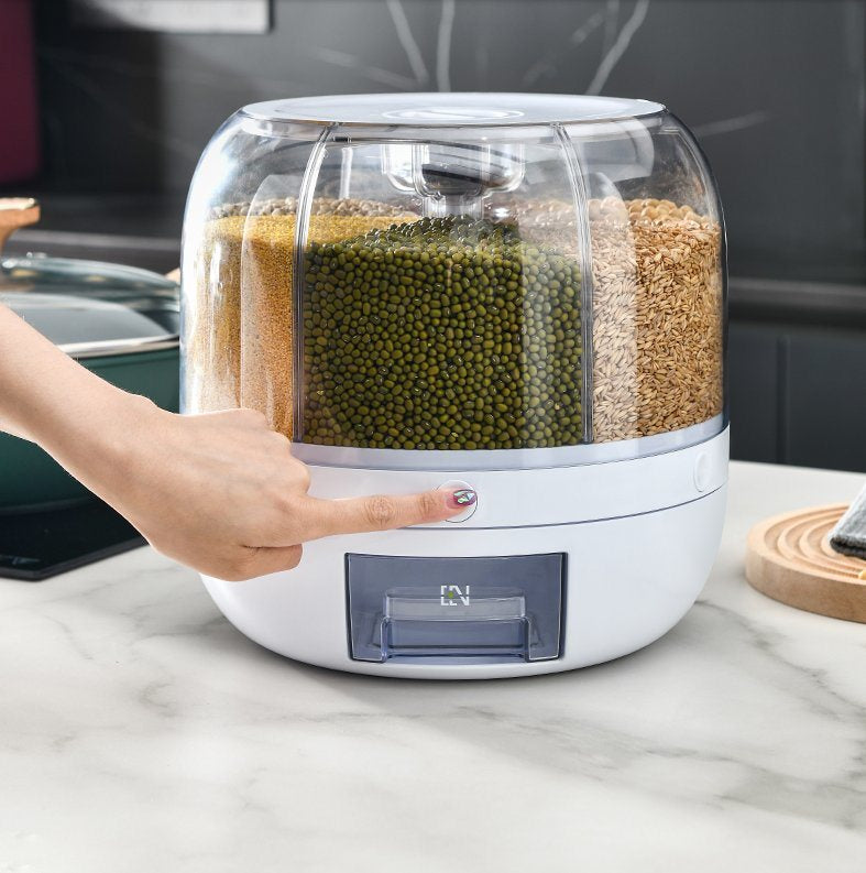 Grainix™ — Effortless Freshness and Instant Grain Access for a Functional Kitchen