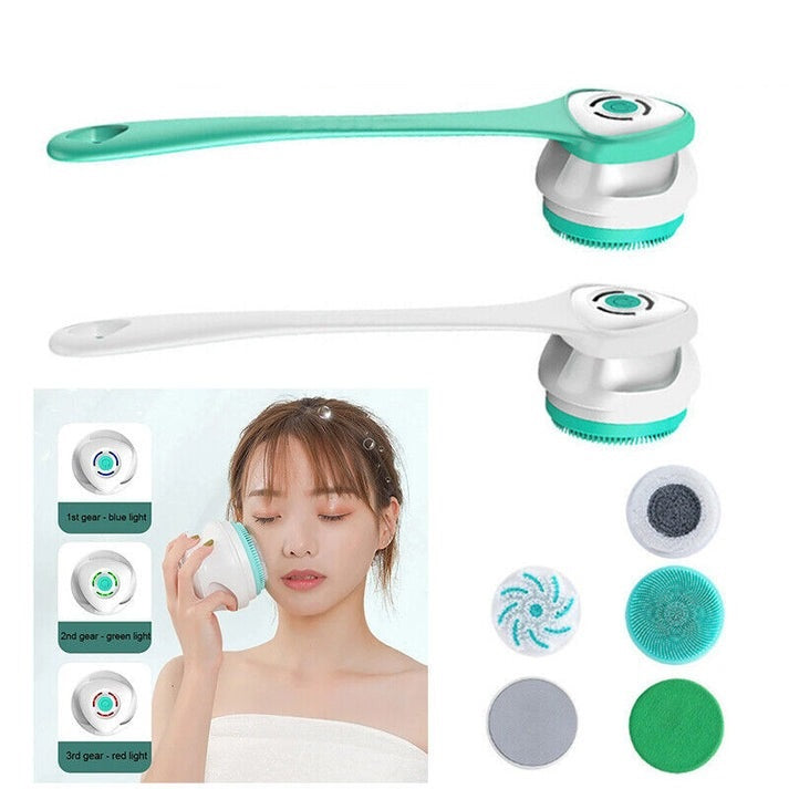 LuxeScrub™ Power Brush — Reveal silky, stress-free skin with every shower