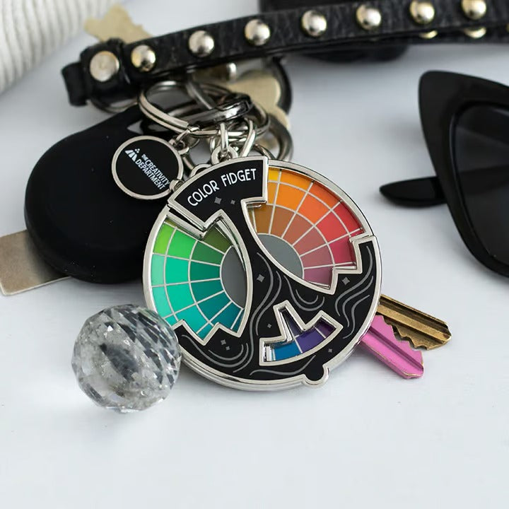 SpectrumSpin™ Enamel Pin – Ignite Your Creativity with Every Sparkling Spin